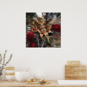 Poster Mascarade en or (Cuisine)