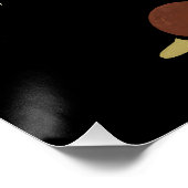 Poster Mascotte de toast à la bière (Coin)