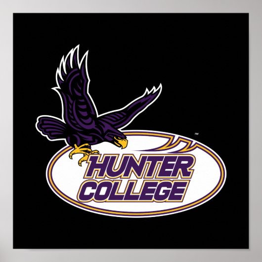 Poster Mascotte des Hawks de Hunter College (Devant)