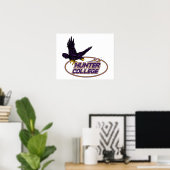 Poster Mascotte des Hawks de Hunter College (Bureau à domicile)