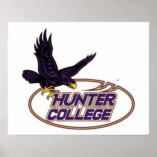 Poster Mascotte des Hawks de Hunter College (Devant)