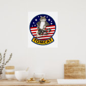 Poster Mascotte F-14 Tomcat (Cuisine)
