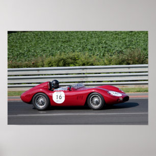 Poster Maserati 250 S Le Mans Classic