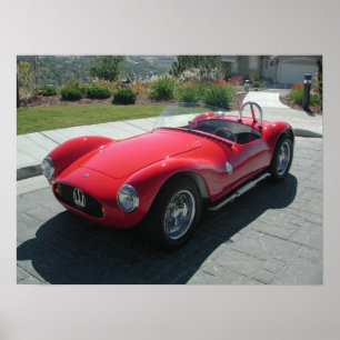 Poster Maserati A6GC5 Roadster 1955