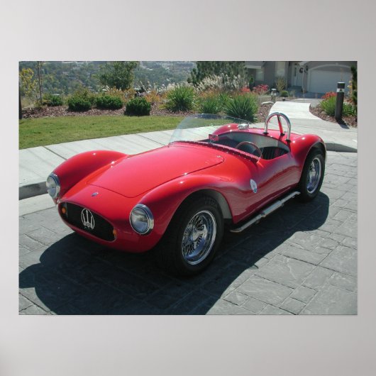 Poster Maserati A6GC5 Roadster 1955 (Devant)