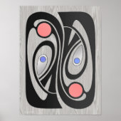 Poster Mash Up Art nouveau mi-siècle 18x24 (Devant)