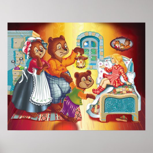 Poster Masha et 3 ours (Devant)