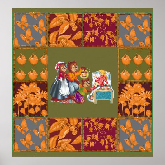 Poster Masha et 3 ours de conte de fées (Devant)