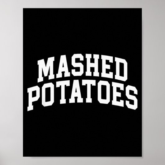 Poster Mashed Potatoes Thanksgiving, Potatoes Thanksgivin (Devant)