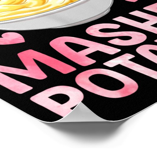 Poster Mashed Tato Art For Women Girls Thanksgiving Mashe (Coin)