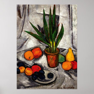 Poster Mashkov - Vie morte avec Plantes et fruits