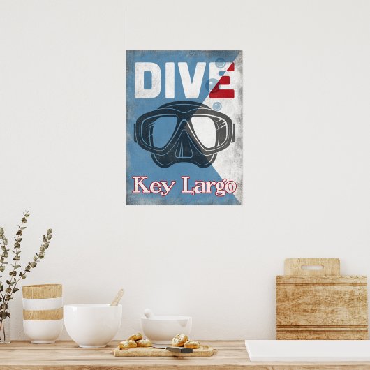 Poster Mask de Key Largo (Cuisine)