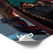 Poster Masked Steampunk Gentleman – Charisma and Shadows (Coin)