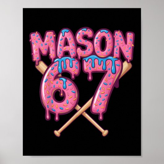 Poster Mason 67 Drôle de glace Drip Bysebyll Meme  (Devant)