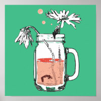 mason jar daisy noyades