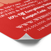 Poster Mason Jars, fleuriste, Floriste (Coin)