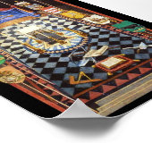 Poster Masonic Royal Arch Tracing Board - Moyen (Coin)