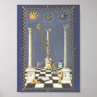 Masonic Tracing Board - Apprentice Entré 3