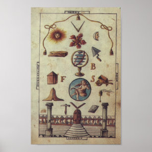 Poster Masonic Tracing Board - Apprentice Entré 4