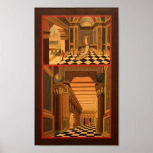 Poster Masonic Tracing Board - Fellow Craft 2