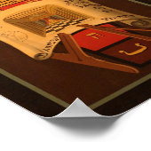 Poster Masonic Tracing Board - Master Mason 2 (Coin)
