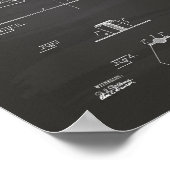 Poster Mason's Trowel 1893 Patent Art Chalkboard (Coin)