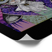 Poster Masquarade Chat, Art Couleur Imprimer Par Erin Coo (Coin)