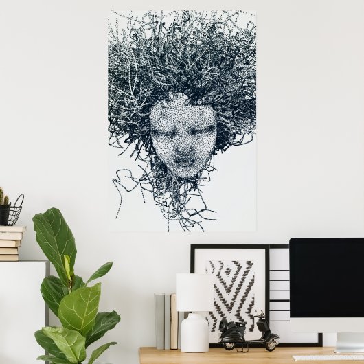 Poster Masque (Bureau à domicile)