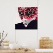 Poster Masque à flair argenté (Cuisine)