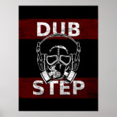 Poster Masque à gaz et écouteurs (Devant)