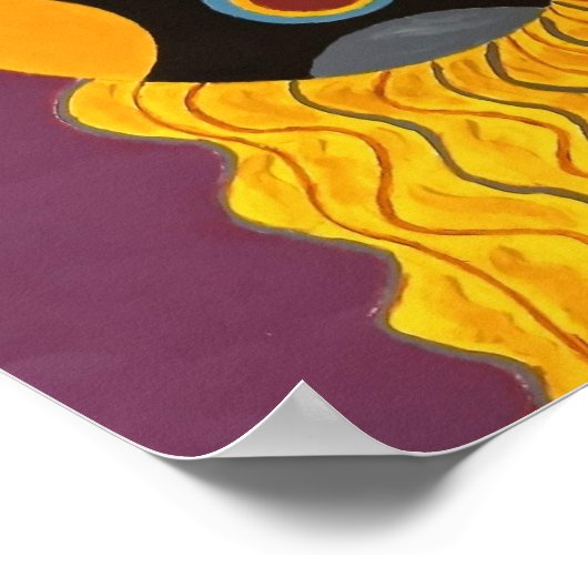 Poster (Masque Africain) Dame (Coin)