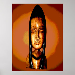 POSTER MASQUE AFRICAINE