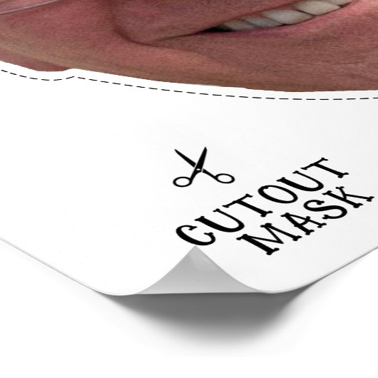 Poster Masque Costume Bernie Sanders (Coin)