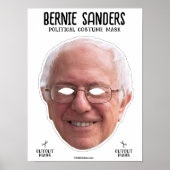 Poster Masque Costume Bernie Sanders (Devant)
