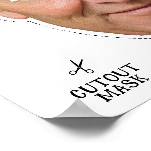 Poster Masque costume Chuck Schumer (Coin)