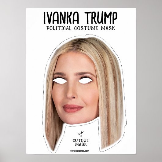 Poster Masque costume Ivanka Trump (Devant)