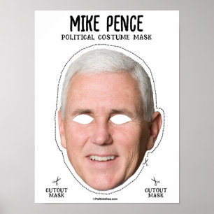 Poster Masque costume Mike Pence
