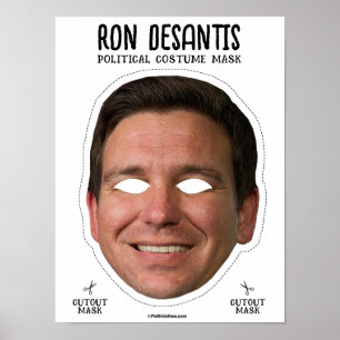 Poster Masque costume Ron Desantis