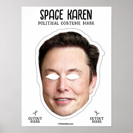 Poster Masque Costume Space Karen (Devant)
