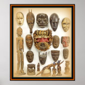 Poster Masque d'Afrique (Devant)