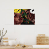 POSTER MASQUE D'AMOUR AFRICAINE (Cuisine)