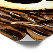 Poster Masque de cèdre amérindien (Coin)