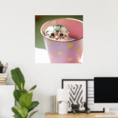 Poster Masque de chaton (Bureau à domicile)