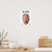 Poster Masque de costume Bill Clinton (Cuisine)