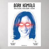 Poster Masque de costume Dark Kamala (Devant)