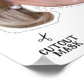 Poster Masque de costume de Jill Biden (Coin)