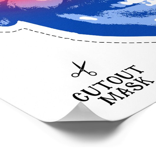 Poster Masque de costume de marque foncée (Coin)