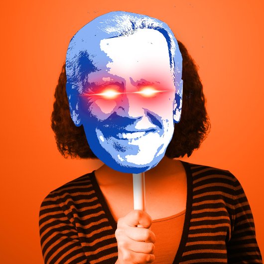 Poster Masque de costume d'Halloween de marque foncée