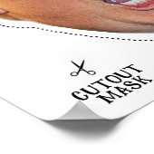 Poster Masque de costume Donald en colère (Coin)