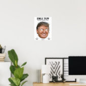 Poster Masque de costume Donald Trump (Bureau à domicile)